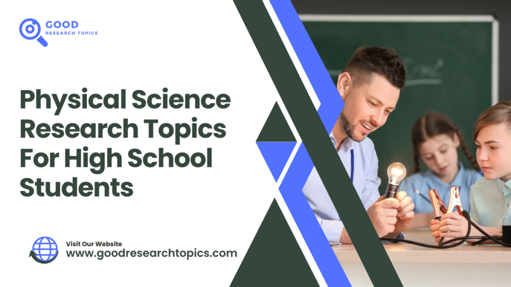 good science research topics for high school